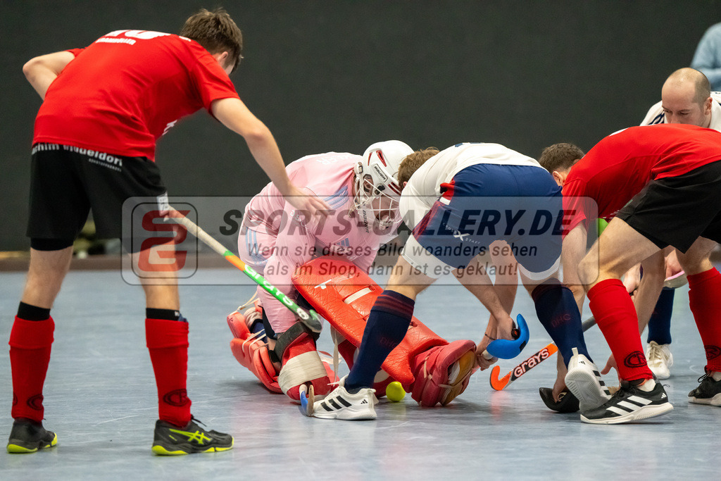 HK_20250201_102238 | 2. Bundesliga Halle Herren Düsseldorfer HC - Club Raffelberg am 1.2.2025 Halle am Seestern, Düsseldorf ,