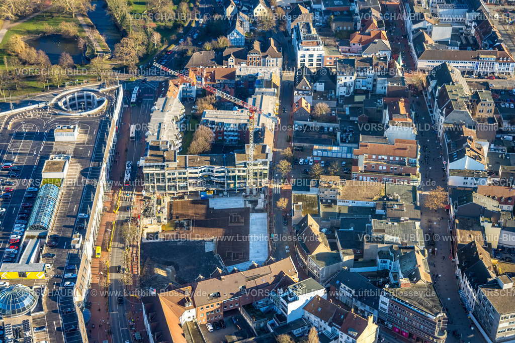 Hamm251202175 | Luftbild, Baustelle mit Abriss und Neubau der Westhälfte der Ritterpassage neben dem Allee-Center Einkaufszentrum, Mitte, Hamm, Ruhrgebiet, Nordrhein-Westfalen, Deutschland