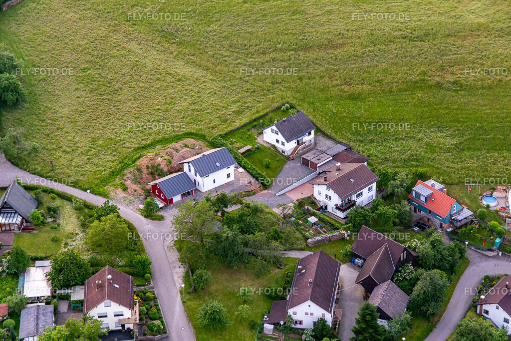 Ortsansicht | Luftbild: Ortsansicht im Ortsteil Brombach in Eberbach im Bundesland Baden-Württemberg in Deutschland. Foto: IMG_089493.jpg vom 10.06.2016 durch Werner Riehm/FLY-FOTO.de - Realisiert mit Pictrs.com
