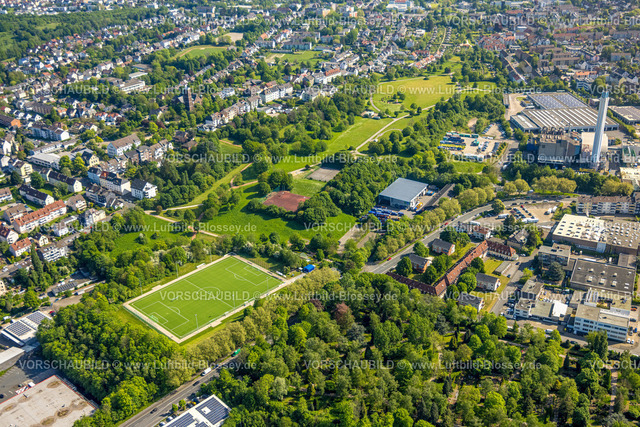 Hagen240504040 | Luftbild, Hamecke Park mit Basketball Anlage und  Hamecke Tennisplätze, FußballStadion Sportfreunde Westfalia Hagen von 1872 e.V., Boele, Hagen, Ruhrgebiet, Nordrhein-Westfalen, Deutschland