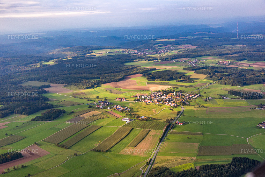 Luftbild: Ober-Scheidental im Ortsteil Scheidental in Mudau im Bundesland Baden-Württemberg in Deutschland. Foto: IMG_073585.jpg vom 26.09.2014 durch Werner Riehm/FLY-FOTO.de