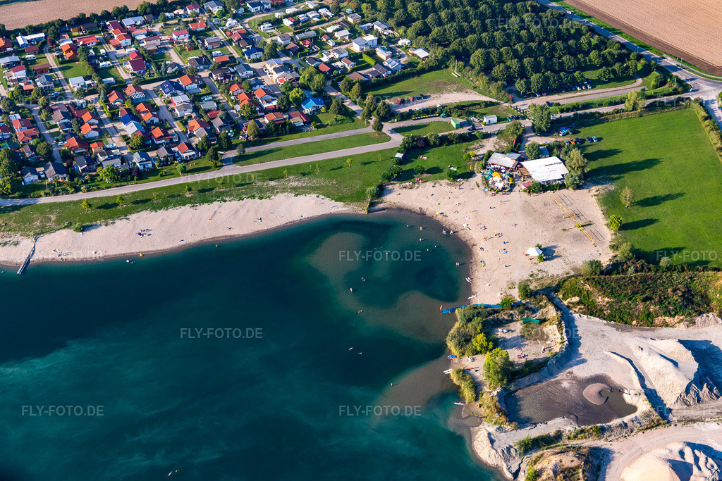 Luftbild: Surfschule Biblis am Riedsee in Biblis im Bundesland Hessen in Deutschland. Foto: IMG_103118.jpg vom 29.08.2017 durch Werner Riehm/FLY-FOTO.de