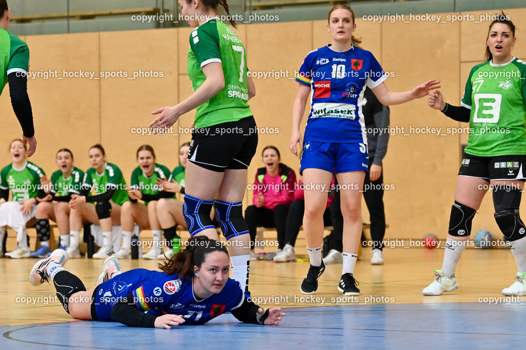 SC Ferlach Damen vs. HIB Graz 18.2.2023 | #71 Voncina Luna, #10 Fister Petra, #97 DAVIDOVIC Laura