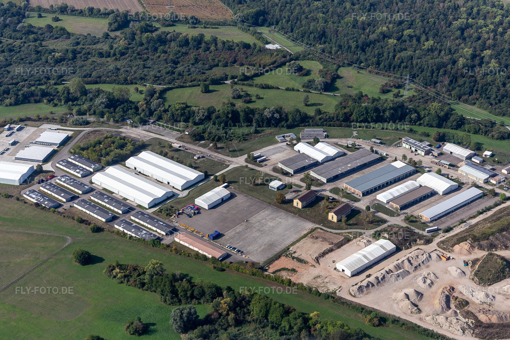 Luftbild: ehemalige Salmkaserne in Philippsburg im Bundesland Baden-Württemberg in Deutschland. Foto: IMG_122833.jpg vom 11.09.2020 durch Werner Riehm/FLY-FOTO.de