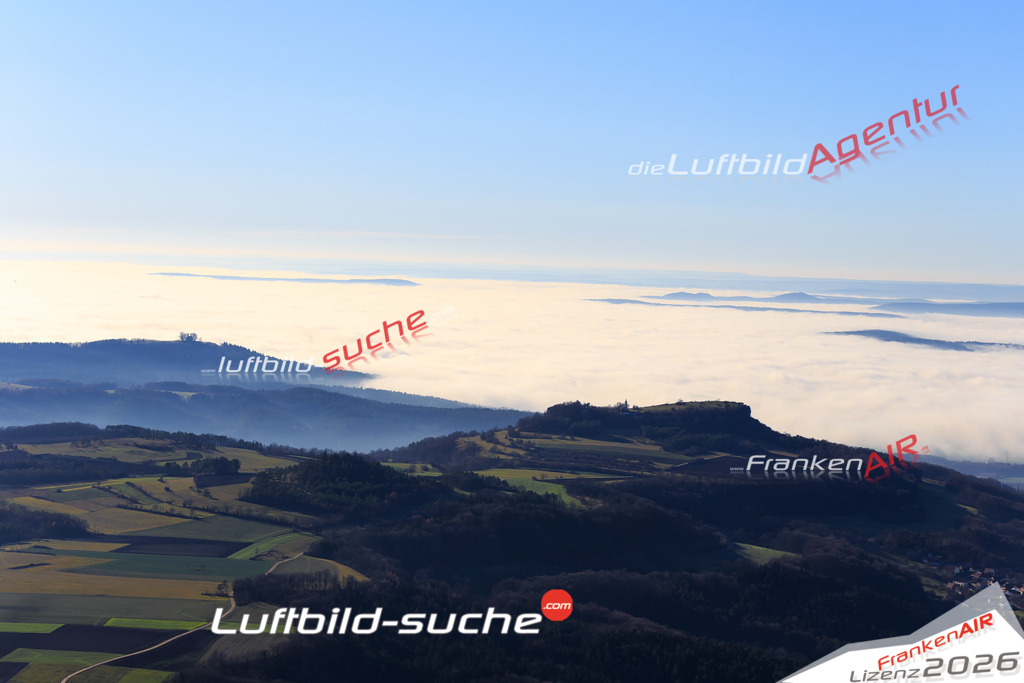 Die Luftaufnahme Staffelberg - Bad Staffelstein wurde vom UL-Flugzeug (keine Drohne) aus fotografiert.Hohe Druck- Auflösung-die Geschenkidee!