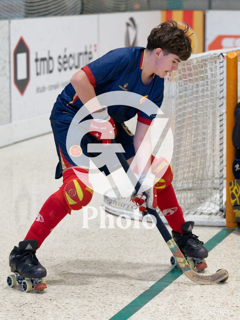 U17  - SC Thunerstern  v Geneve RHC A  |  during the U17  match between SC Thunerstern  and Geneve RHC A  at Centre sportif de la queue d'arve in Geneve, Switzerland