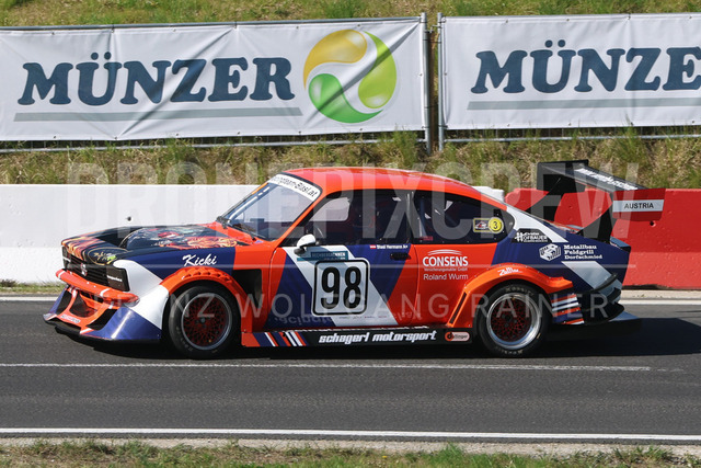 FIA European Hill Climb Championship – Rechberg 2026 | FIA European Hill Climb Championship at Rechberg, held from 24 to 26 April 2026 near Tulwitz, Styria, Austria. The image shows Hermann BLASL (AUT) Opel Kadett C Coupe 16V.