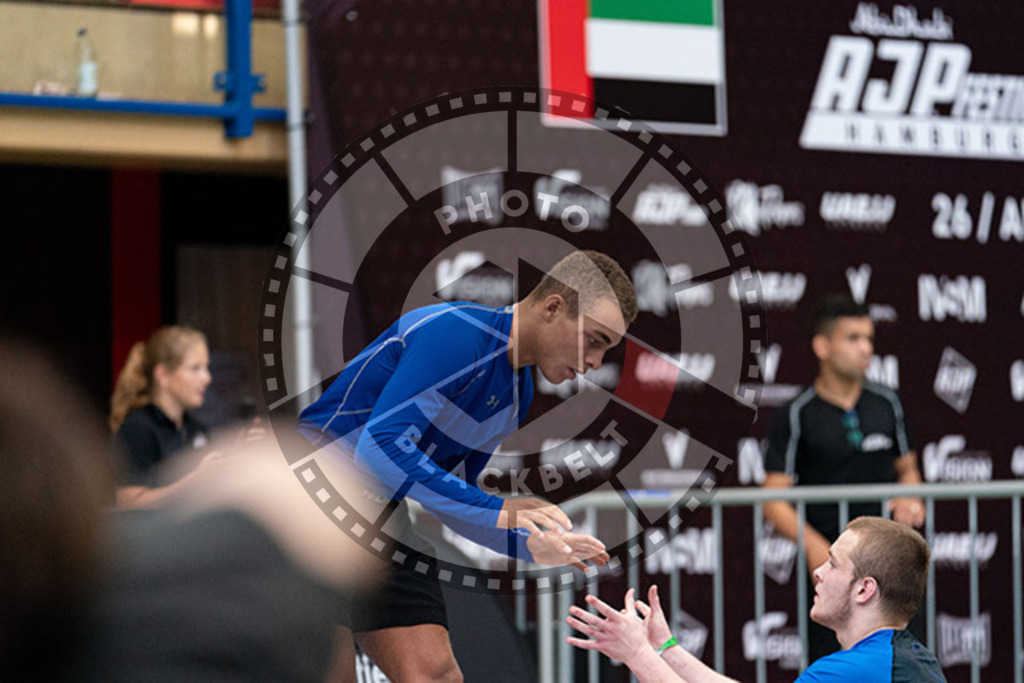 20230826PBB54758 | Fighters compete during the AJP INTLPRO BJJ and grappling competition in Hamburg, Germany, on August 26 2023.