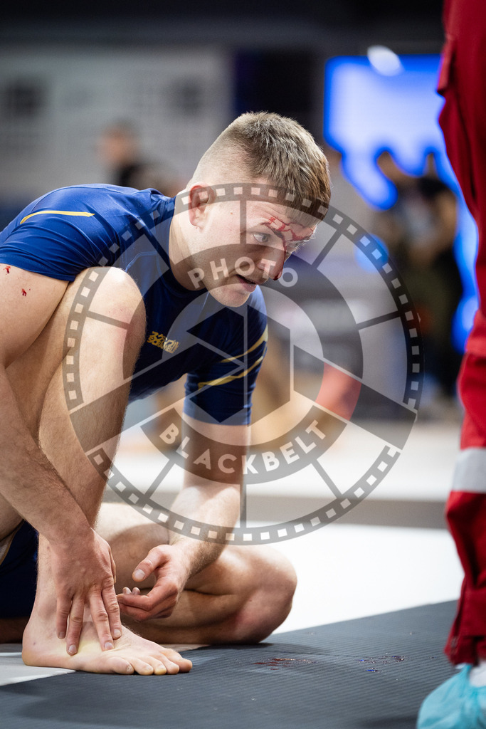 20260214PBB4401 | Fighters compete during the ADCC European Trials  competition day 1 in Belgrade, Serbia, on February 14, 2026.