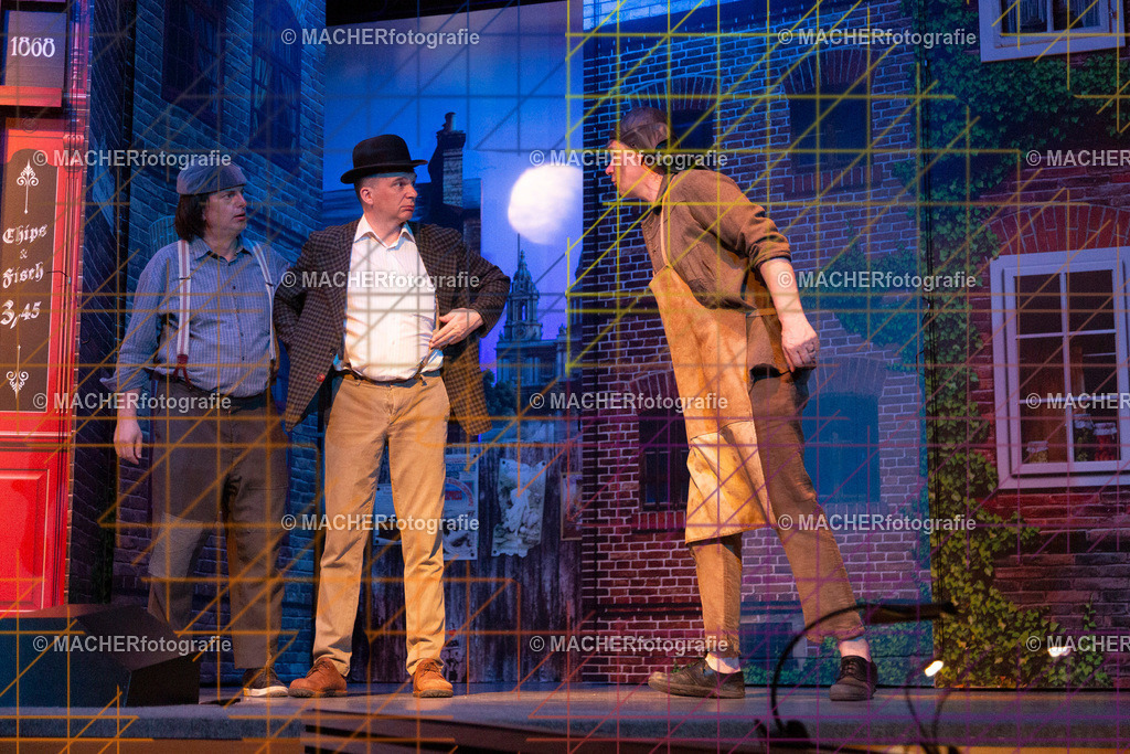 071_MFL-2025 | Portraitbilder von Regisseur; Darsteller; Techniker; Maske; Kostüme; Chor; Musiker; Bilderserie der Generalprobe und der Premierenvorstellung, Szenenbilder; Ausdrucksstudien; Bühnenüberblick; Bühnenkulissen; Pressefotos inkl. Redaktionsfoto Darstellergruppe.