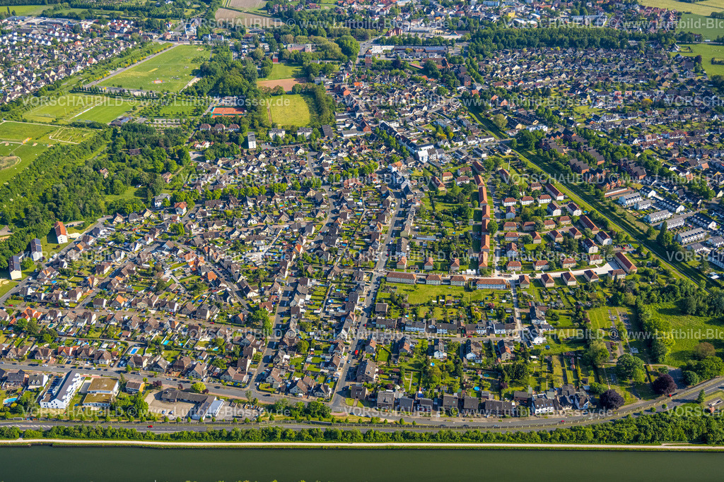 Hamm230506584 | Luftbild, Wohnsiedlung Gutermuthstraße am Lippepark Hamm, zwischen Jägerstraße und Johannes-Rau-Straße, am Herringer Bach, Stadtbezirk Herringen, Hamm, Ruhrgebiet, Nordrhein-Westfalen, Deutschland