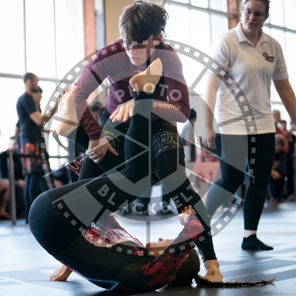 20240309PBB5129 | Fighters compete during the International Luta Livre (ILLCS) Spring Championship in Hannover, Germany, on March 9, 2024.