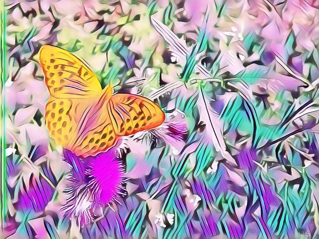 butterfly's favorite meadow | Künstler/in Member of AKM/austromechana. Troubadour. 2026 a fascinating journey began with Tatjana my AI muse✨ METISSIREN set sails and left the harbor ⛵