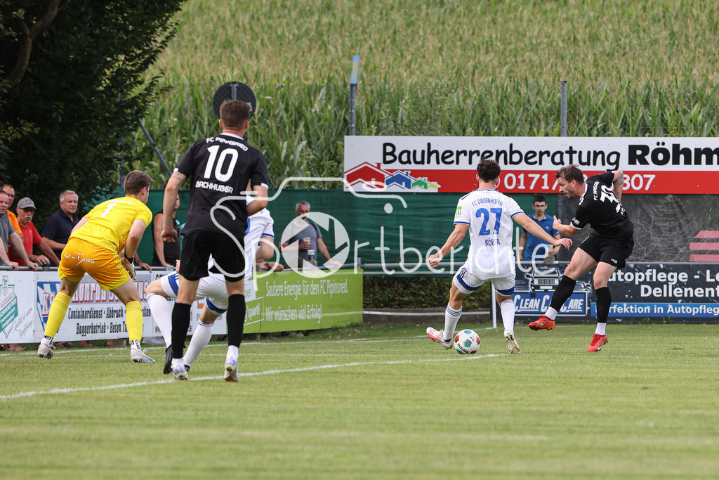 FC Pipinsried - FC Deisenhofen | Torschuss Nico KARGER (FCP #30)