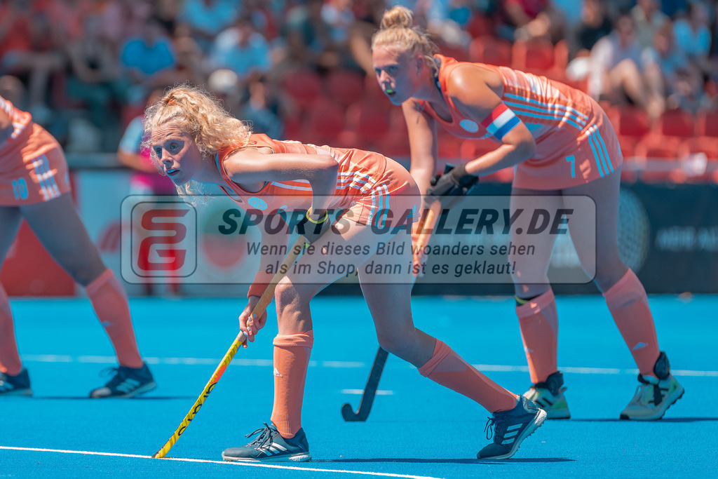 HK_20230711_101153 | Euro Hockey WU18 Spain vs Netherlands Championship Girls &amp; Boys am 11.7.2023 CHTC , Krefeld ,