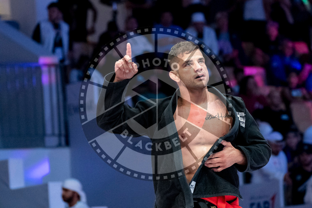 20231106PBB1308 | Fighters compete during the AJP World Master Championship in the Mubadala Arena in Abu Dhabi, Arab United Emirates, on November 6, 2023.