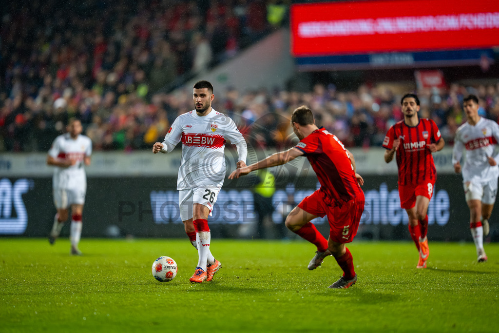 1. FC Heidenheim vs. VfB Stuttgart, Fussball, 1. Bundesliga, 23. Spieltag, Saison 2025/2026, 22.02.2026 | Deniz Undav (VfB Stuttgart, #26),1. FC Heidenheim vs. VfB Stuttgart, Fussball, 1. Bundesliga, 23. Spieltag, Saison 2025/2026, 22.02.2026Foto: photosbyphips/Philip Ziegler