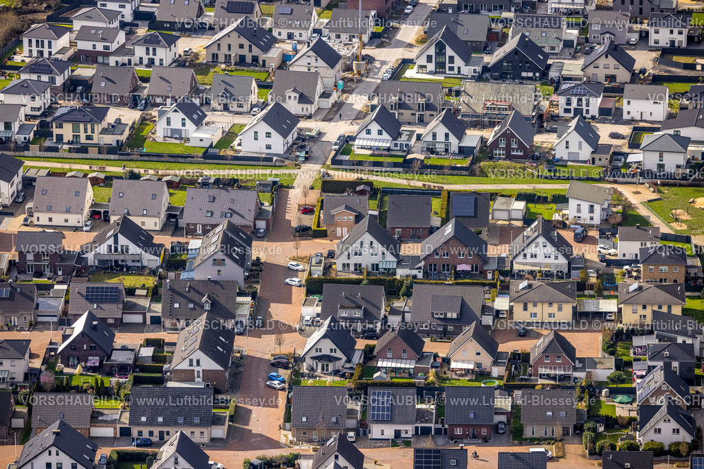 Hamm230215224 | Luftbild, Neubau Wohnsiedlung Everdings Hof, Wohnpark Schulze-Everding, Bockum-Hövel, Hamm, Ruhrgebiet, Nordrhein-Westfalen, Deutschland