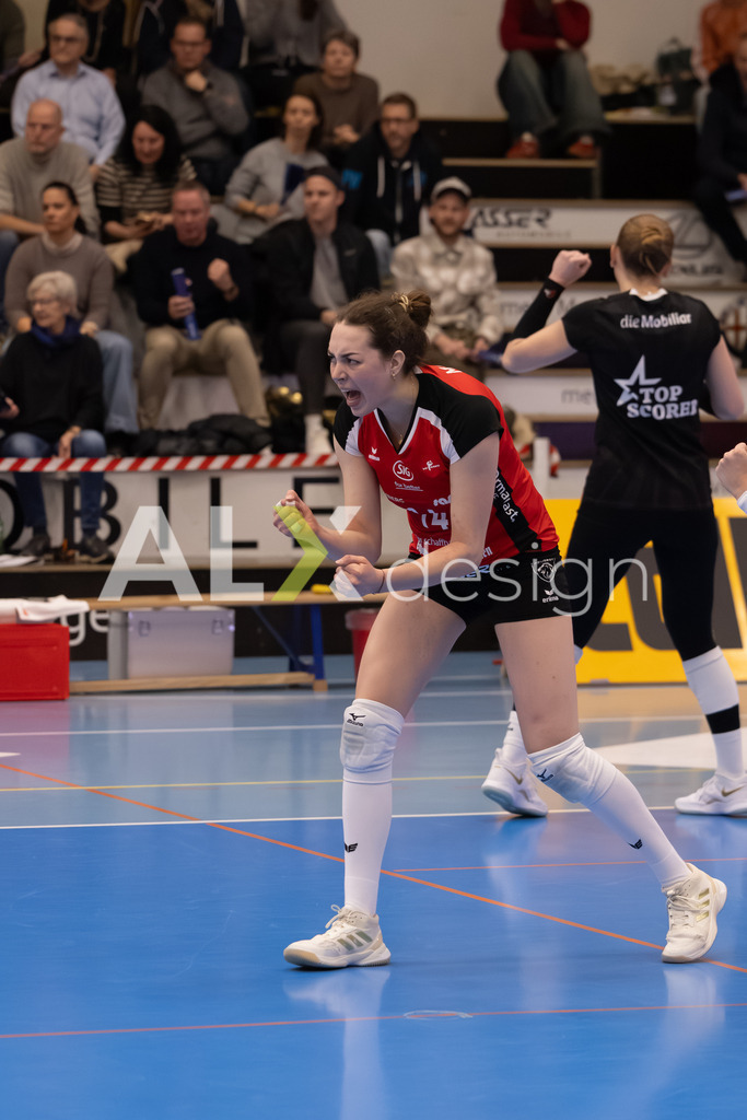 Volleyball I Frauen I Saison 2025-2026 I Volleyball NLA | Women I Round 16 I VC Kanti Schaffhausen - Viteos NUC I 31.01.2026 | 14 Josipa Marković (HR) (VC Kanti Schaffhausen) – Aussen - Realisiert mit Pictrs.com