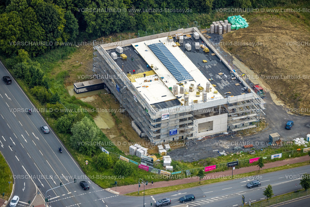 Hamm220602318 | Luftbild, Baugebiet mit Neubau Mensing Galerie an der Werler Straße Ecke Unnaer Straße, Rhynern, Hamm, Ruhrgebiet, Nordrhein-Westfalen, Deutschland