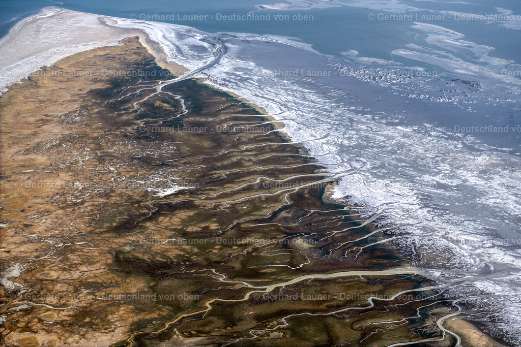 4044341 | winterliche Insellandschaft am Ostende vonSpiekeroog Nationalpark Niedersächschisches Wattenmeer