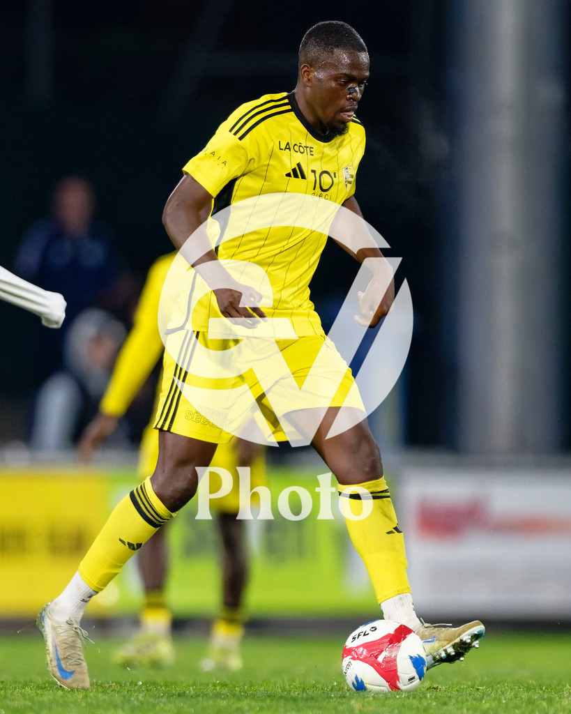 dieci Challenge League - FC Stade Nyonnais v Etoile Carouge FC |  during the dieci Challenge League match between FC Stade Nyonnais and Etoile Carouge FC at Centre sportif de Colovray in Nyon, Switzerland