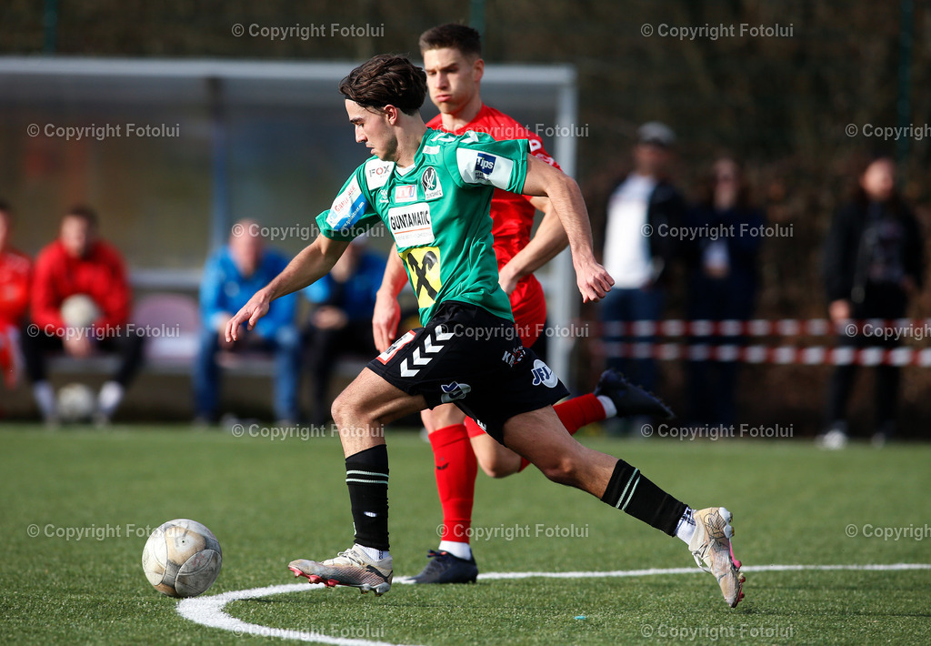 A_LUI_080325_15 | SPORT FUSSBALL REGIONALLIGA MITTE ASKOE OEDT -JUNGE WIKINGER RIED 08.03.IM BILD :ARNE AMMERER   (OEDT) UND  DANIEL WIMMER (RIED)FOTO:FOTOLUI
