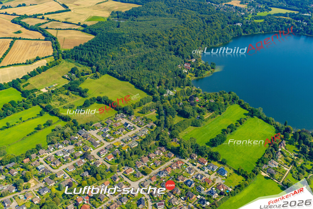 Schweizer Straße Malente Bild- Das Luftbild wurde 2025 vom UL-Flugzeug heraus erstellt ( keine Drohne bzw. Drohnenaufnahme ) - Hochauflösende Luftaufnahme -Nicht vergleichbar mit Google Maps oder Satelittenbilder- Die Geschenkidee !Mit Lizenz und Bildrechte bestellbar - CC