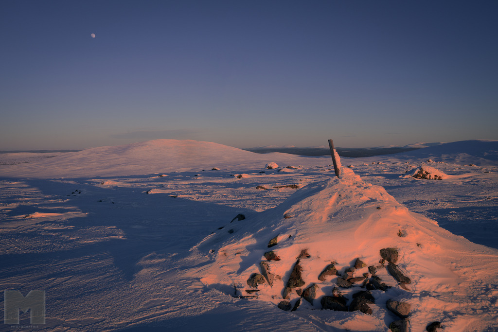 Der Gipfel des Östra Barfredhågna im Abendlicht | Landschafts- und Tierfotografie zu allen Jahreszeiten. Und immer die Schönheit des Lichtes im Auge... - Realisiert mit Pictrs.com