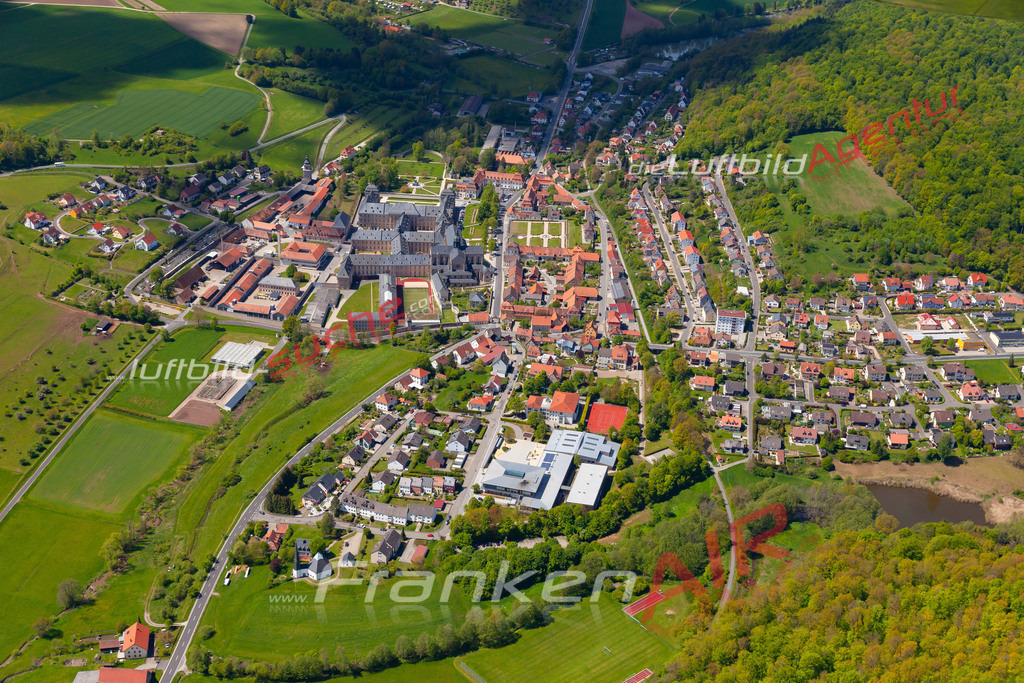 aktuelles Luftbild von  Ebrach  - Luftaufnahme wurde 2019 von https://frankenair.de mittels Flugzeug (keine Drohne) erstellt.
