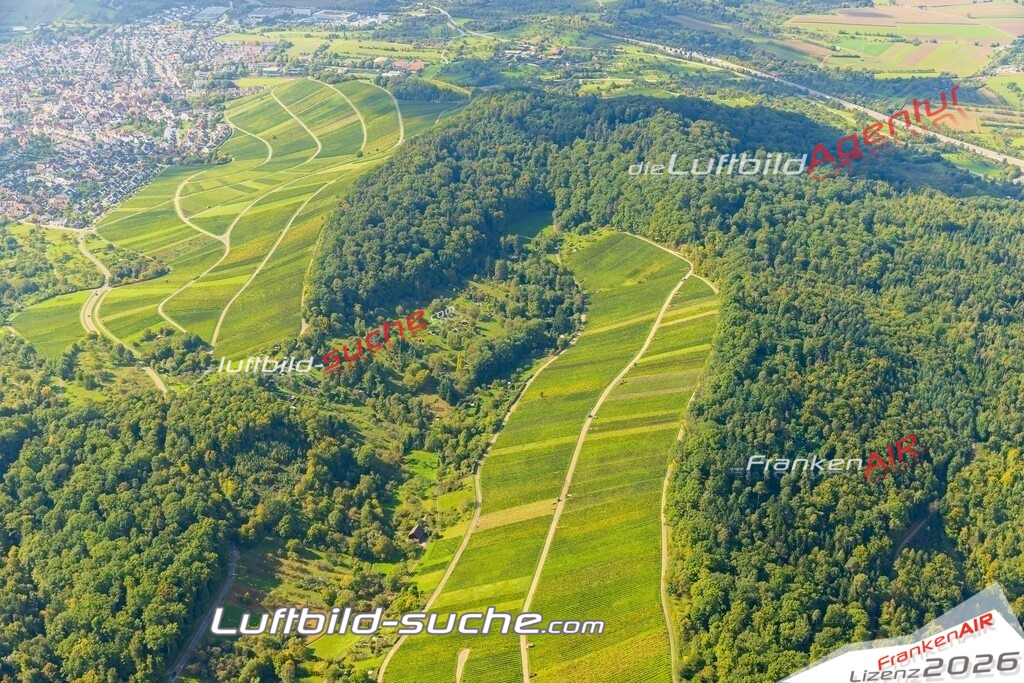 Luftaufnahme von Korb - Die Luftaufnahme wurde 2025 vom UL-Flugzeug heraus erstellt ( keine Drohne ) - Hochauflösende Luftaufnahme - für professionelle Ausdrucke geeignet. Die Geschenkidee !Mit Lizenz und Bildrechte bestellbar