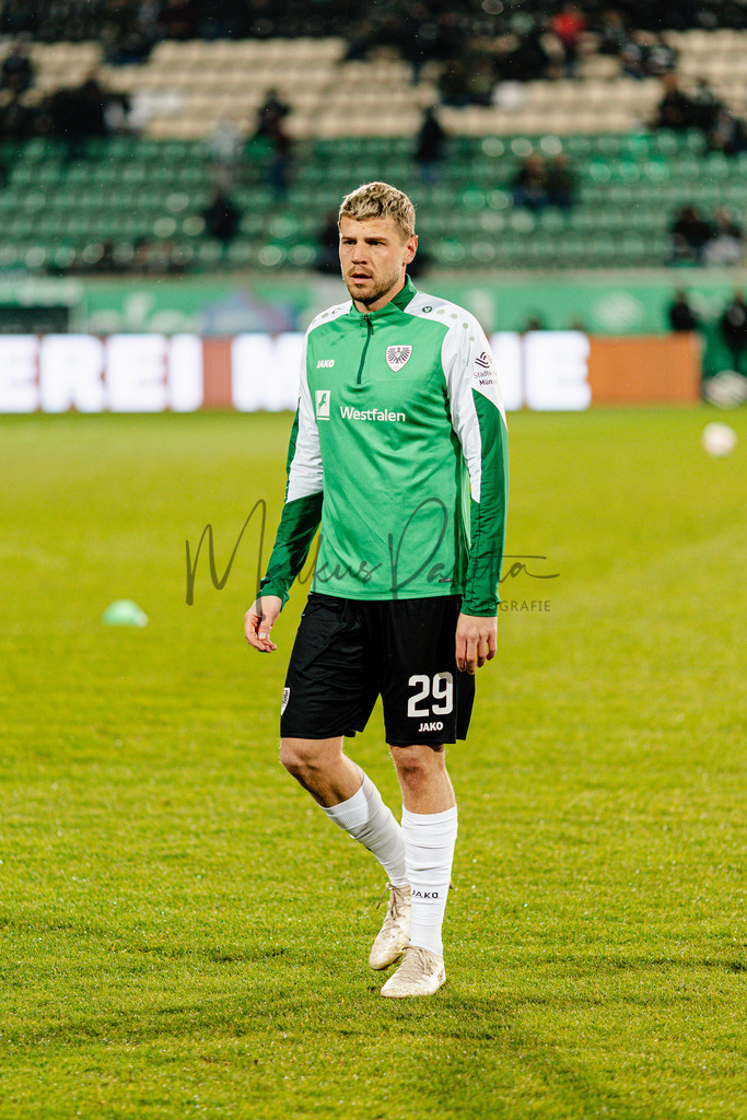 2. Bundesliga, Saison 2025/26, 21. Spieltag: SC Preußen Münster - VfL Bochum | Münster, 06.02.2026: 2. Bundesliga, 21. Spieltag, SC Preußen Münster gegen VfL Bochum im LVM-Preußenstadion in Münster. Foto: sportfotografie.ms | Markus Paletta - Realisiert mit Pictrs.com