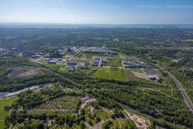 Dortmund230503933 | Luftbild, Technologiepark Gewerbegebiet Phoenix West, Fernsicht, Blick nach Süden, Bundesstraße B54, Hörde, Dortmund, Ruhrgebiet, Nordrhein-Westfalen, Deutschland