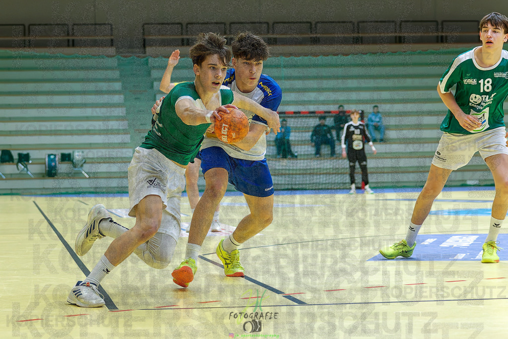 mJC-Regionalliga, Halbfinale Hessenmeisterschaft; HSG Dutenhofen/Münchholzhausen - TSV Pfungstadt | mJC-Regionalliga, Halbfinale Hessenmeisterschaft; HSG Dutenhofen/Münchholzhausen - TSV Pfungstadt am 15.03.2025 in Münchholzhausen (Sporthalle Münchholzhausen)Photo © 2025 - Jörg Heinrich - Realisiert mit Pictrs.com