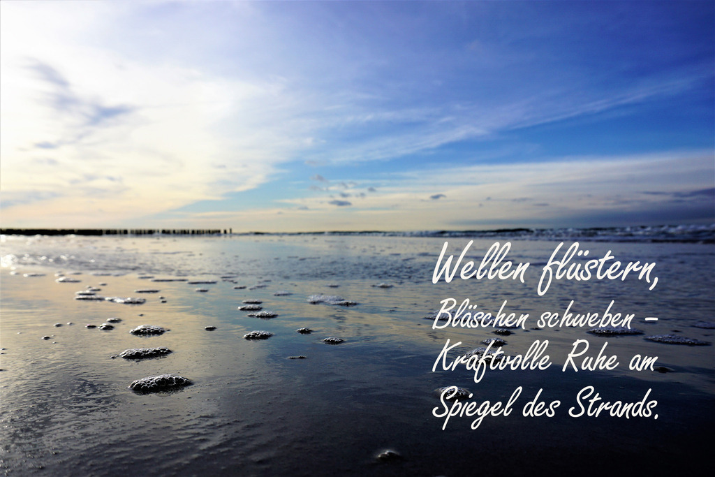 Meer Kalender 2026 - Ostseemotiv mit Text | Gestalten Sie Ihr Zuhause mit einzigartigen Bildern von Ostsee u. Nordsee – als Leinwandbild, Acryl, Alu-Dibond oder FineArt Hahnemühle, individuell anpassbar.