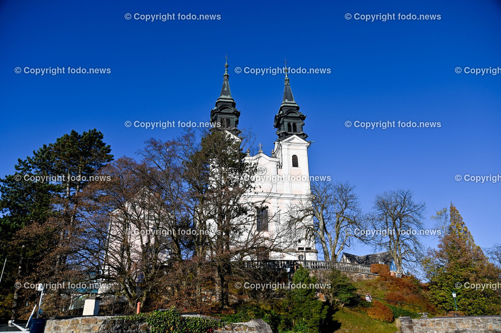 Pöstlingberg_ Pöstlingbergkirche_ Wallfahrtsbasilika_ Wahrzeichen_ Linz_ 13.11.2022-1 | 13.11.2022, Pöstlingberg, AUT, Pöstlingberg, Pöstlingbergkirche, Wallfahrtsbasilika, Wahrzeichen, Linz, im Bild Poestlingbergkirche, Pöstlingbergkirche, Wallfahrtsbasilika, Wahrzeichen, Kirche, Gebäude