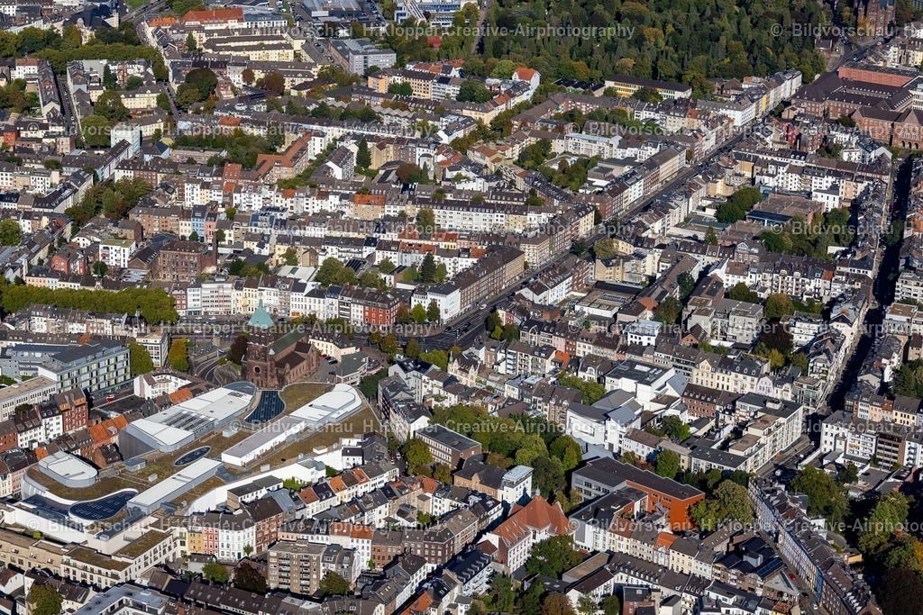 Lufbilder Aachen-6046 | Luftbild Gebäude des Einkaufszentrum " Aquis Plaza Aachen " an der Adalbertstraße in Aachen - Realisiert mit Pictrs.com