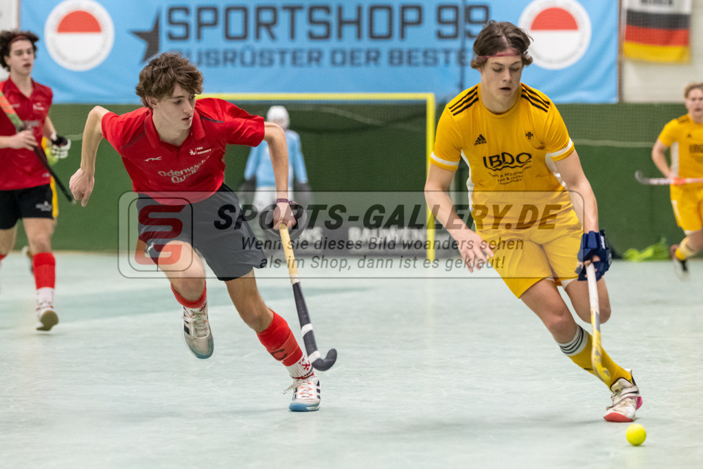 SFE_20230304_0035 | Deutsche Meisterschaft Männliche U16 Halle 2023 am 04.03.2023 in Köln (KTHC Stadion Rot-Weiss Köln Tennis and Hockey Club), Photo: Stephan Fehrmann 2022 (Sports-Gallery)