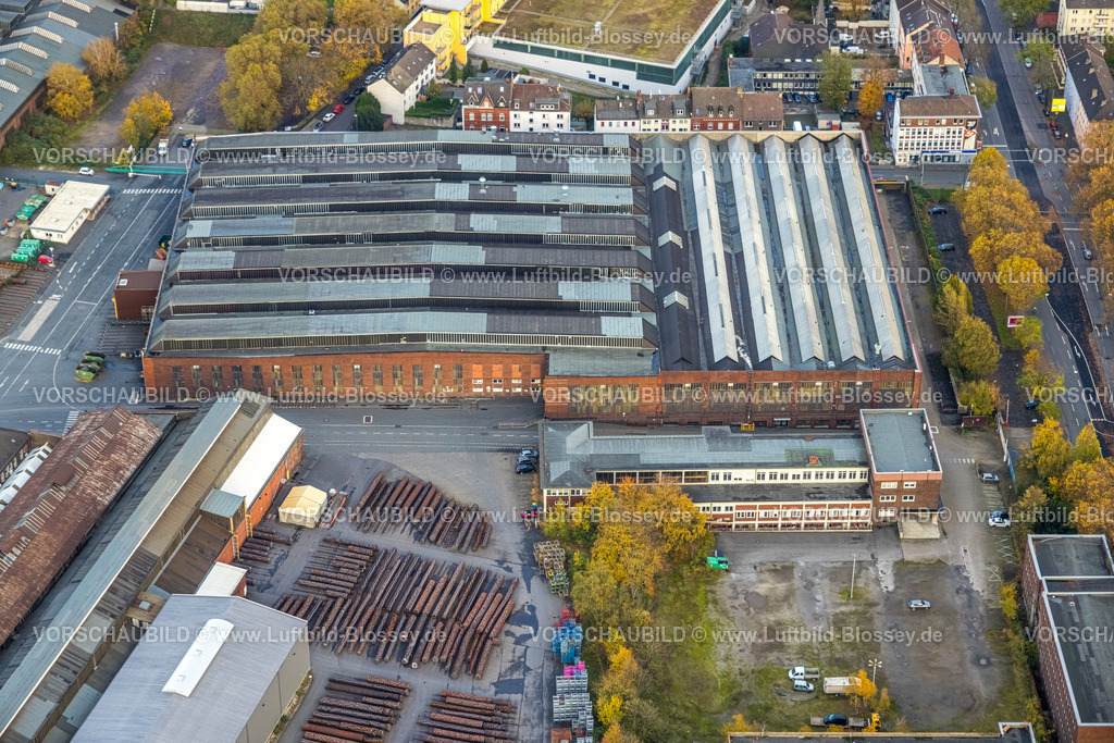 Bochum231102621 | Luftbild, Industrieanlagen im Westpark, Alte Werkshallen Bochumer Verein Verkehrstechnik GmbH, Kruppwerke, Bochum, Ruhrgebiet, Nordrhein-Westfalen, Deutschland