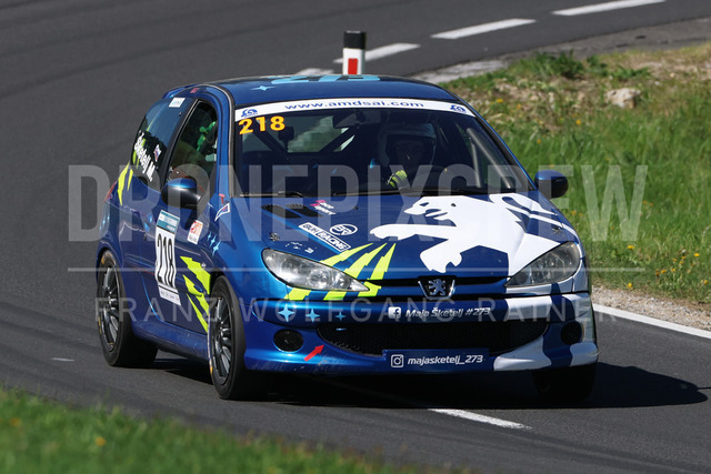 FIA European Hill Climb Championship – Rechberg 2026 | FIA European Hill Climb Championship at Rechberg, held from 24 to 26 April 2026 near Tulwitz, Styria, Austria. The image shows Maja SKETELJ (SLO) Peugeot 206 1.6 16V.