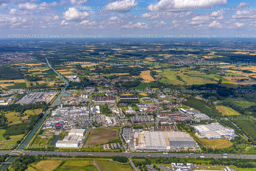 Hamm240707150 | Luftbild, Gewerbegebiet Zollstraße und Siegenbeckstraße mit Coldstore Hamm GmbH Kühlhaus, Uentrop, Hamm, Ruhrgebiet, Nordrhein-Westfalen, Deutschland