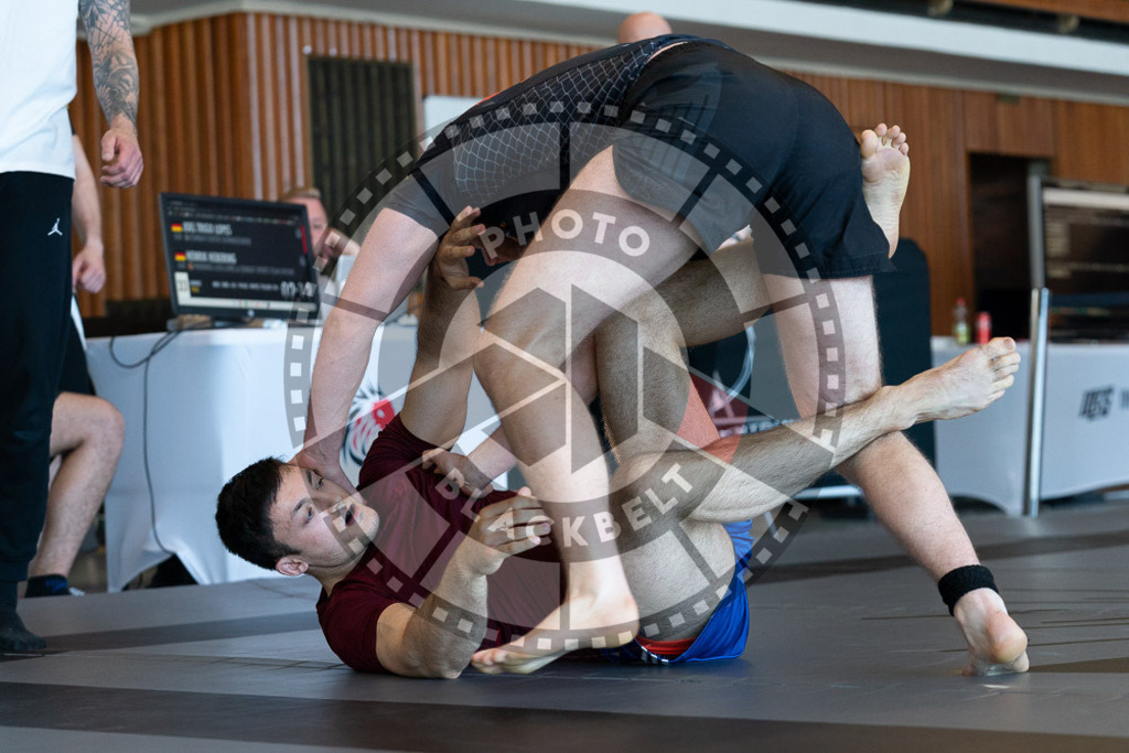 20250329PBB4939 | Fighters compete during the International Luta Livre (ILLCS) Germany IX Spring 2025 Competition spring on March 29, 2025 in Hannover, Germany.© Chiara Dazi