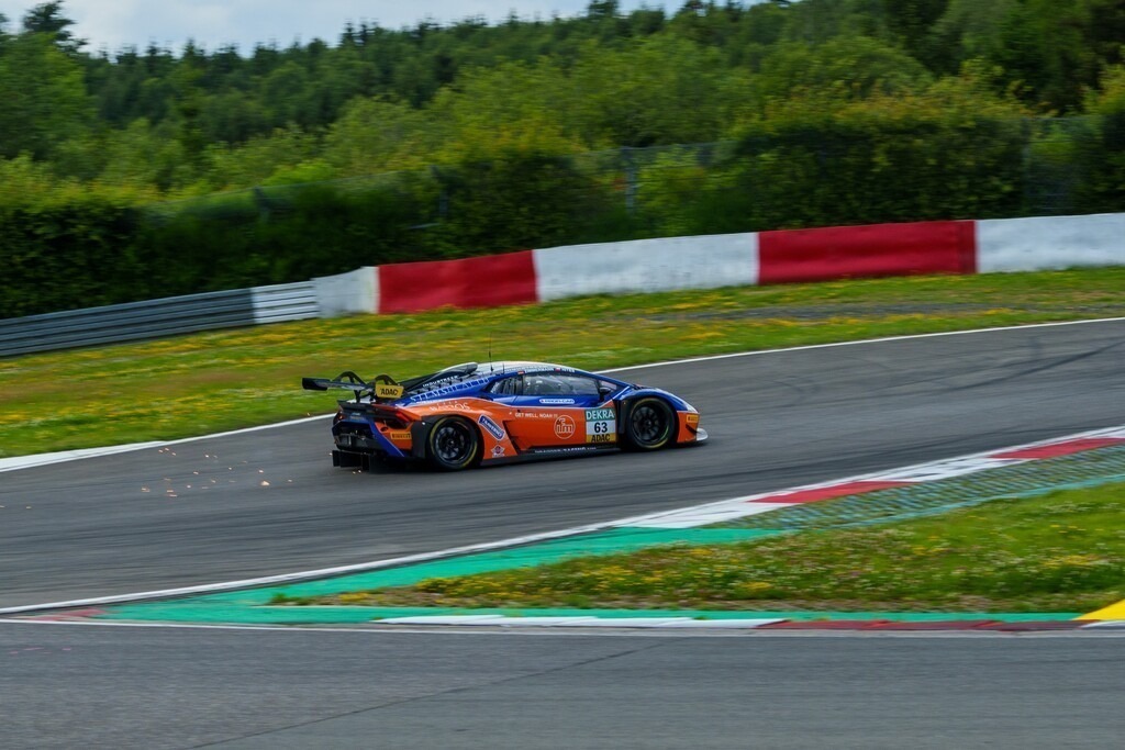 13.07.2024 ADAC GT Masters Nürburgring Bild: #5 Kwanda Mokoena und Max Reis im AMG GT3 vom Haupt Racing Team | 13.07.2024 ADAC GT Masters Nürburgring Bild: #5 Kwanda Mokoena und Max Reis im AMG GT3 vom Haupt Racing Team - Realisiert mit Pictrs.com