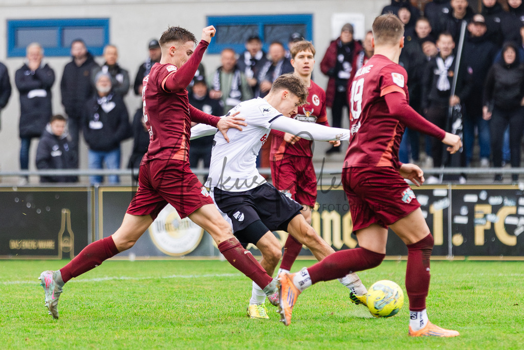 Westfalenpokal, Viertelfinale, Saison 2025/2026: 1. FC Gievenbeck - SC Verl | Westfalenpokal, Viertelfinale, Saison 2025/2026, 1. FC Gievenbeck empfängt SC Verl im Sportpark Gievenbeck in Münster. Foto: sportfotografie.ms | Markus Paletta - Realisiert mit Pictrs.com