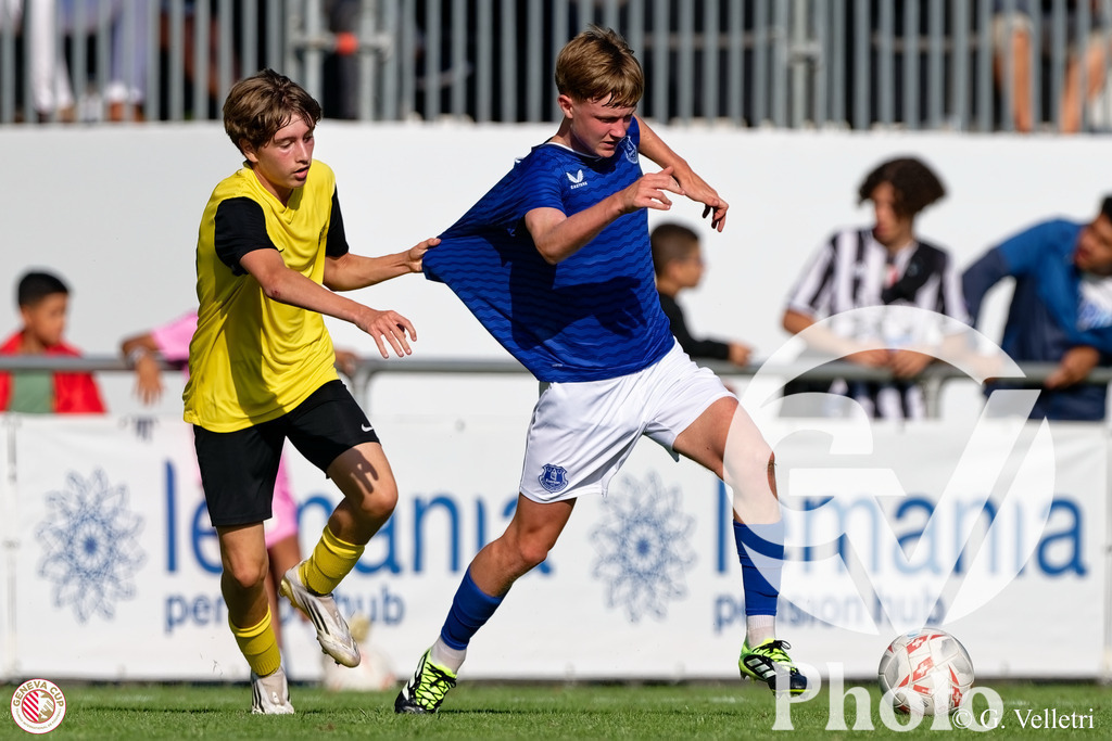 GenevaCup Group Phase - FC Meyrin v Everton FC | during the GenevaCup Group Phase match between FC Meyrin and Everton FC at Stade des Arberes in Meyrin, Switzerland