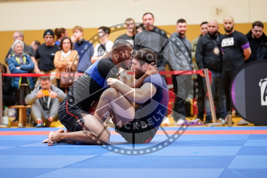 20240203PBB08114 | Fighters compete during the Brazilian Jiu-Jitsu Championship of the AJP Tour in Maintal by Frankfurt am Main, Germany, on February 2, 2024.