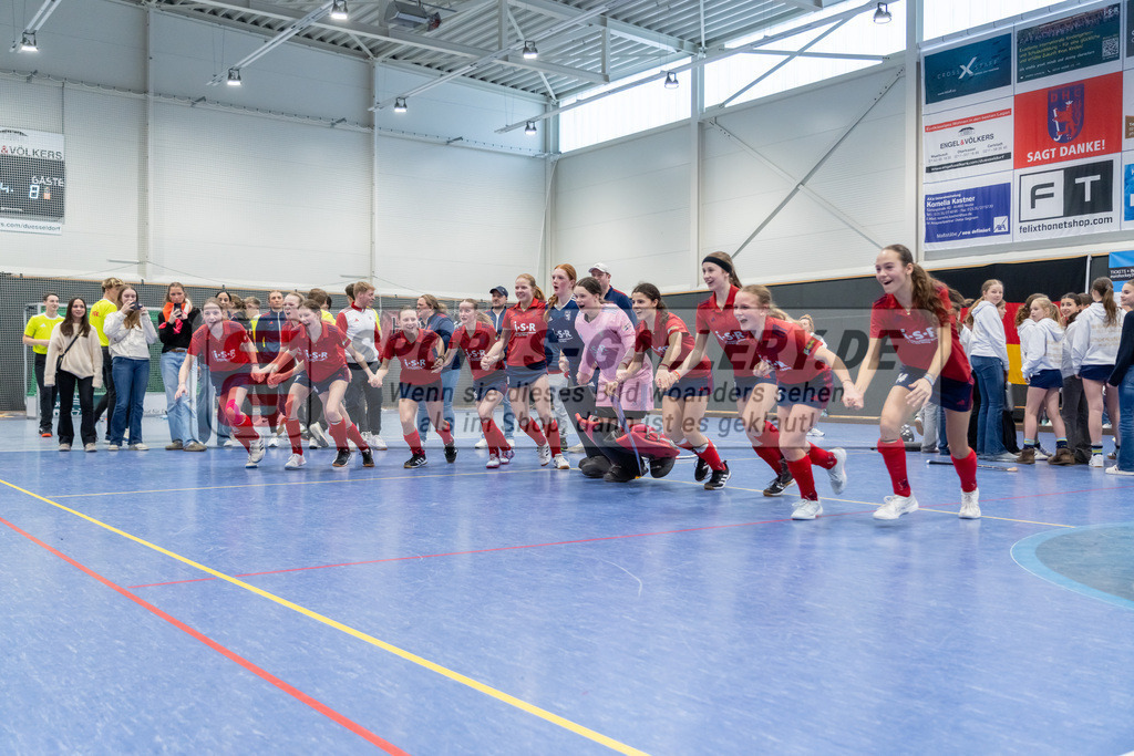 HK_20250223_103363 | Deutsche Meisterschaft wU14 Finale und Ehrungen am 23.2.2025 Düsseldorfer HC, Düsseldorf