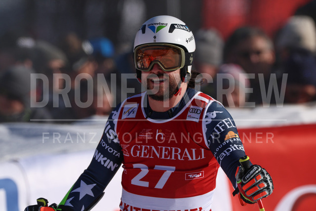 Audi FIS Ski World Cup: Men’s Slalom – Hahnenkamm Race, Kitzbuehel | Kitzbuehel, Austria, 25.Jan.26 - Alpine Skiing - FIS World Cup, Hahnenkamm Race, Slalom, men. The image shows GOLDBERG Jared (USA, Rossignol).