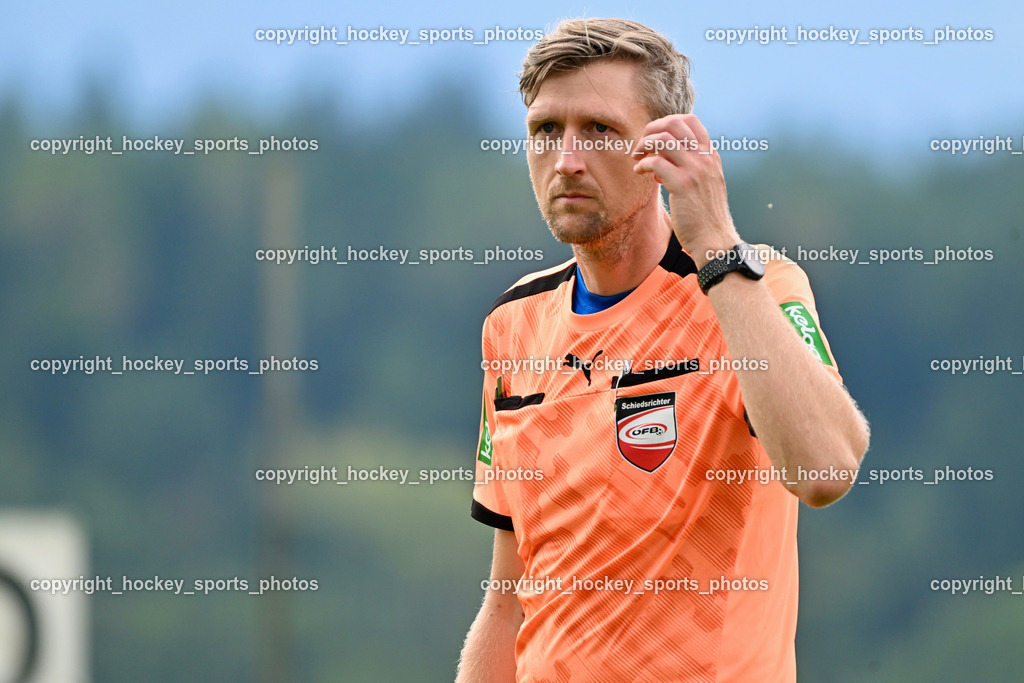 FC Faakersee vs. Union Matrei | Martin Begusch Referee, FC Faakersee vs. Union Matrei, FC Faakersee vs. Union Matrei am 18.08.2024 in Finkenstein (Sportplatz Faakersee), Austria, (Photo by Bernd Stefan)