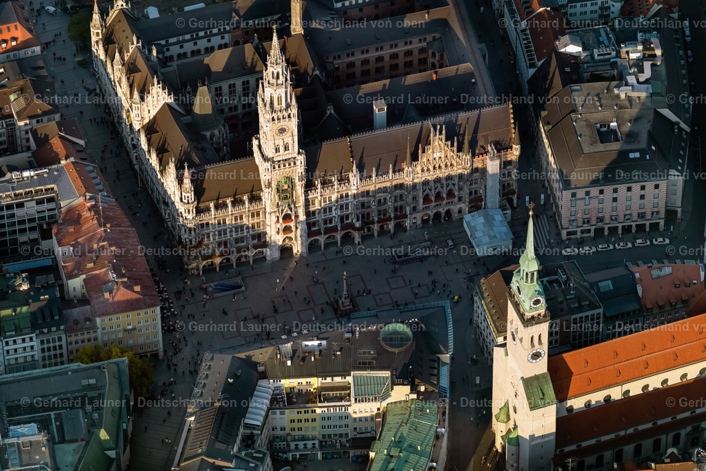 3198774 | Neues Rathaus und Marienplatz München im Bundesland Bayern